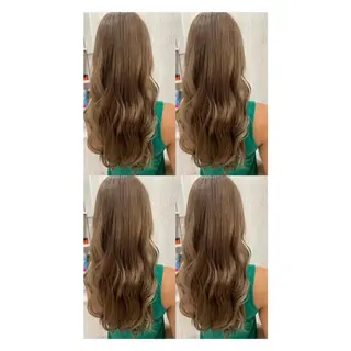 ロング カラー 店長✨レイヤー✖️ 髪質改善✖️韓国ヘアのヘアスタイル