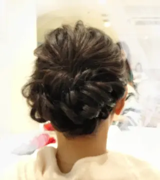 ヘアアレンジ 花魁変幻処 椛かぐら inヘアサロンクレアのマツエク・マツパデザイン