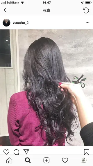 セミロング カラー Blanco Color&Careのヘアスタイル