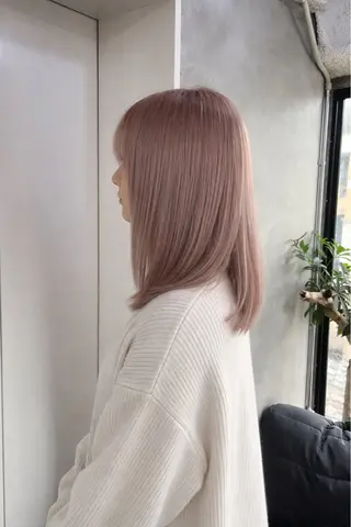 ミディアム カラー とうだだいき レイヤー/髪質改善のヘアスタイル