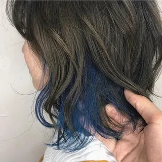 カラー 渡部凌我 小顔ウルフ ハイトーンカラーのヘアスタイル