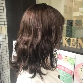 ミディアム 女性目線でつくる ボブ縮毛矯正のヘアスタイル