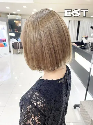 ミディアム カラー ヘアアレンジ エクステ MORI エクステMARIKAのヘアスタイル