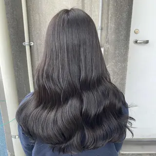 ロング カラー ヘアアレンジ 縮毛矯正/髪質改善/ ブリーチ毛/木元渓太のヘアスタイル