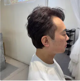 ミディアム パーマ メンズ 似合う髪型見つけます AYAKAのヘアスタイル