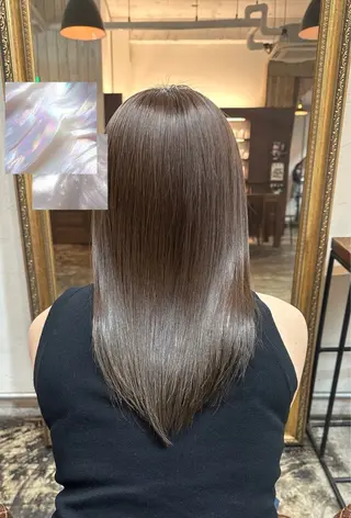 セミロング カラー HairCraft／ REOのヘアスタイル