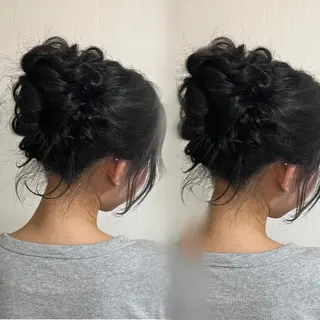 ロング ヘアアレンジ エクステ/ハイトーン /HARUNAのヘアスタイル
