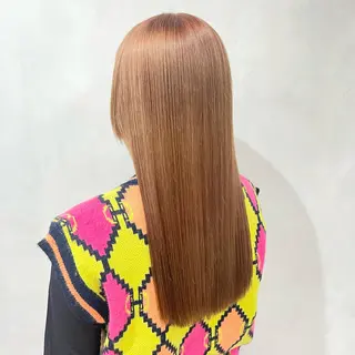 ロング カラー 🩵ブリーチカラー MIORI🩵のヘアスタイル