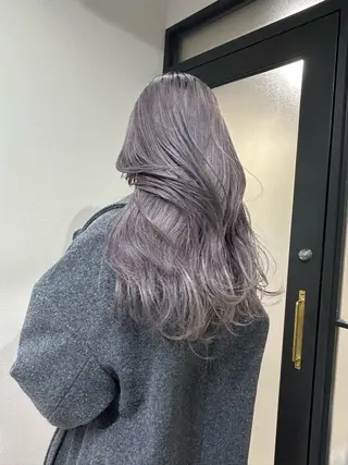 ロング カラー AKO .のヘアスタイル