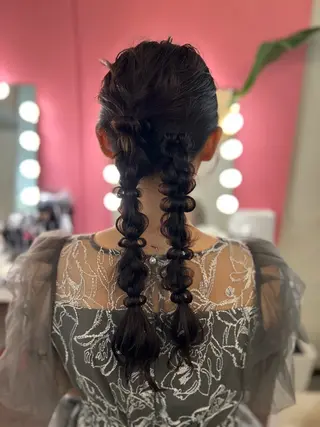 ロング 北本 美幸のヘアスタイル