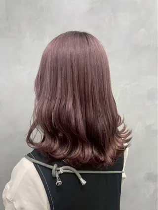 ロング カラー ハイトーンカラー🐬 えりかのヘアスタイル