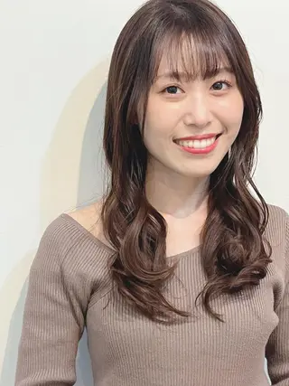 ロング 松川 智行のヘアスタイル