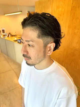 ミディアム メンズ 🔥メンズ特化 /パーマ&カット🌀のヘアスタイル