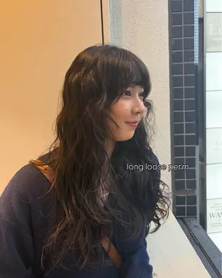 ロング 🪐海外hair/パ ーマ/暖色/ミミ🌼のヘアスタイル