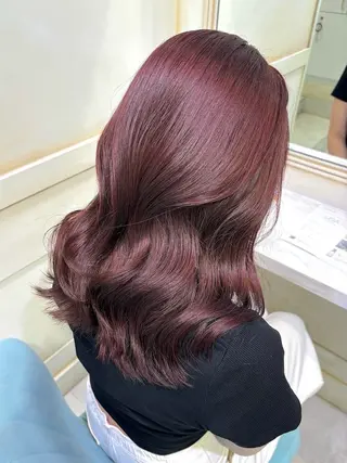 セミロング カラー ハイトーン/ブリーチ 💙みずき💙のヘアスタイル