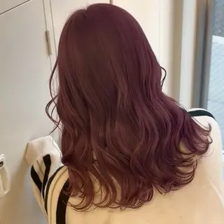 ミディアム カラー 加藤 麻夢のヘアスタイル