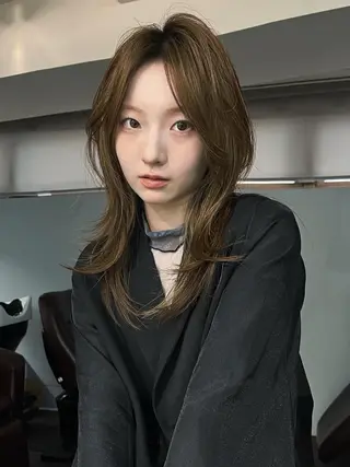 ミディアム 渋谷ショート、パーマ 美容師vain はるのヘアスタイル