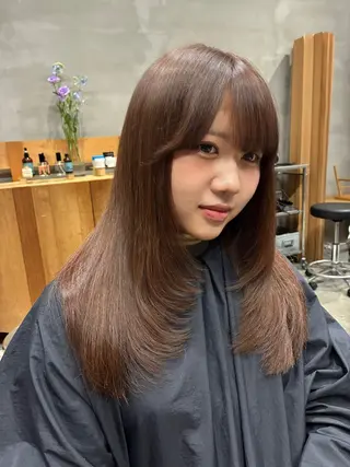 ロング カラー wewe: momoeのヘアスタイル