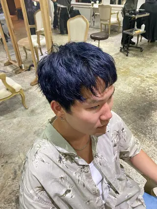 メンズ 美髪矯正 透明感 カラー⭐️ユウキのヘアスタイル