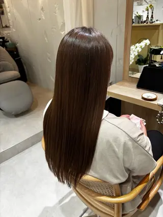 ロング カラー endo susumuのヘアスタイル