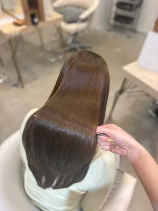 ロング ハルナ🌸 髪質改善のヘアスタイル
