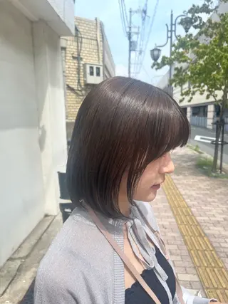 ショート カラー ヤマモト マミコのヘアスタイル