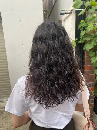 ロング パーマ お任せヘア☘️☘️ 及川渚のヘアスタイル