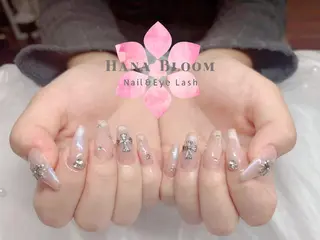 ネイル Hana Bloom Nail💜Akiのネイルデザイン