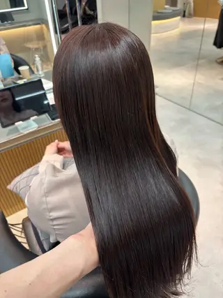 セミロング カラー パーマ 【博多髪質改善】 吉村 清志のヘアスタイル