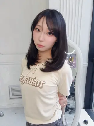 セミロング Maison HALU宮本 楓のヘアスタイル