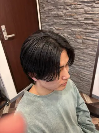 セミロング 師玉 功一のヘアスタイル