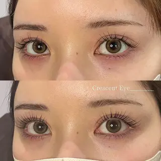 パーマ Crescent Eye Sawakaのマツエク・マツパデザイン