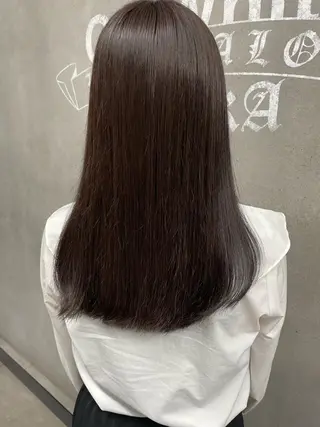 ロング 縮毛矯正・髪質改善 特化 出納 直起のヘアスタイル