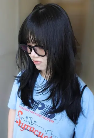 ミディアム カラー 鶴巻 智樹のヘアスタイル