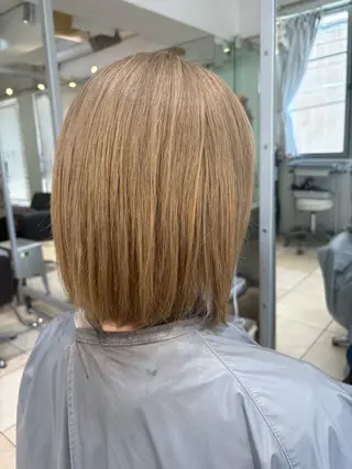 ミディアム カラー ショートカット/ カラーARAI🫧のヘアスタイル