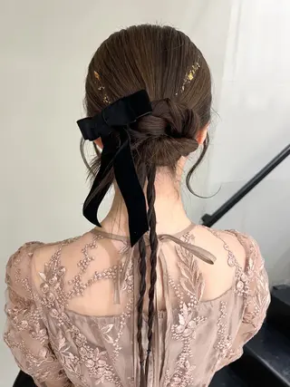 ヘアアレンジ 小顔ボブ jilblanカホのヘアスタイル