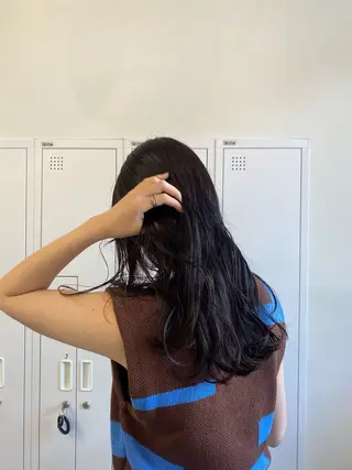 ロング カラー FIX hair しなのヘアスタイル