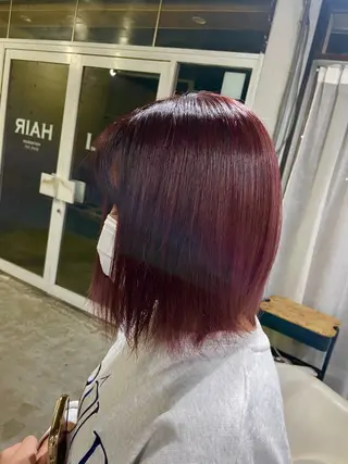 ミディアム ))ブリーチ特化(( 渡邉 怜のヘアスタイル