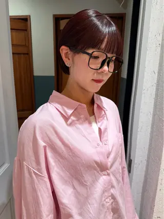 ショート カラー パーマ mai / linoah˚✧のヘアスタイル