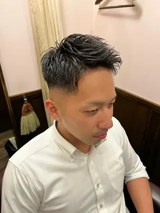 ショート メンズ 🌈予約の98%パ ーマ⭕️🌈福本のヘアスタイル