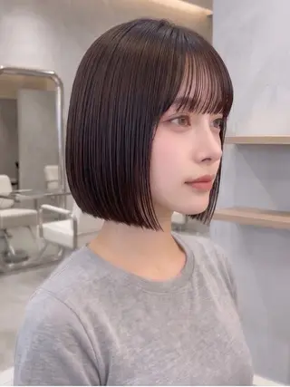 ショート 韓国風🥀透明感 カラー🖤uraraのヘアスタイル