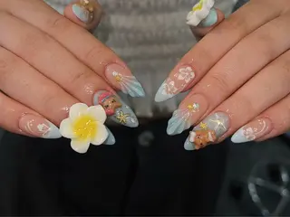 ネイル Sora nail 長さ出し専門店のネイルデザイン