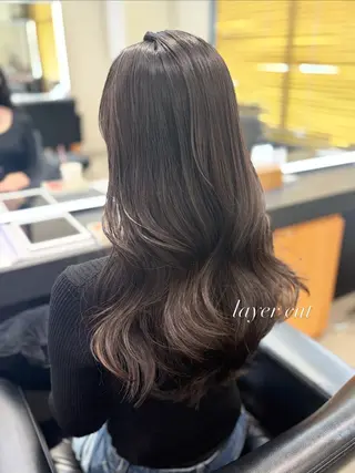 ロング 髪質改善・水素カラー ARIA（ému）のヘアスタイル