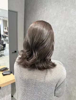 ミディアム すずきなつき 縮毛矯正🐰🌙のヘアスタイル