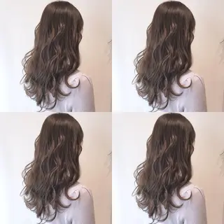 ミディアム カラー 【ツヤ髪カラー】本郷 星音のヘアスタイル