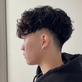 ショート パーマ メンズ men's/perm colorDaijuのヘアスタイル