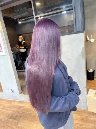 ロング カラー yoriダブルカラー 代表すがわらのヘアスタイル