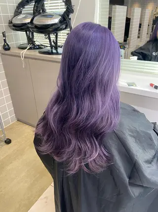 ロング カラー ヘアアレンジ Over hair_ misakiのヘアスタイル