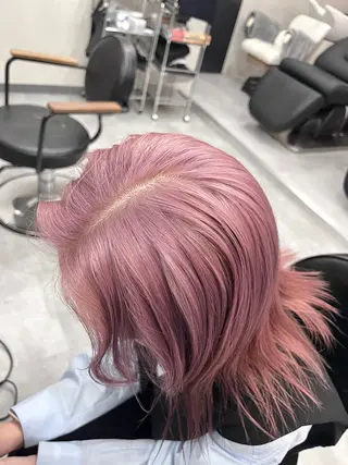 ロング カラー ハイトーン髪質改善 🫧大阪/kanonのヘアスタイル