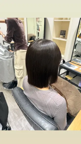 ミディアム カラー 艶髪レイヤー上田 紗也🇰🇷💗のヘアスタイル
